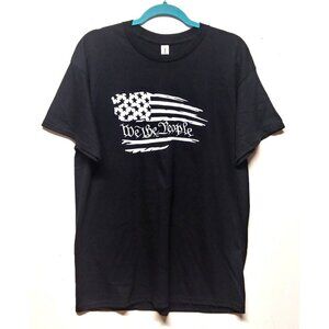 NWOT "We The People" T-Shirt Black Size L pro freedom anti tyranny constitution